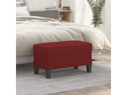 Bench, Benches Vidaxl Vermelho Tecido (70 X 35 X 41 Cm)