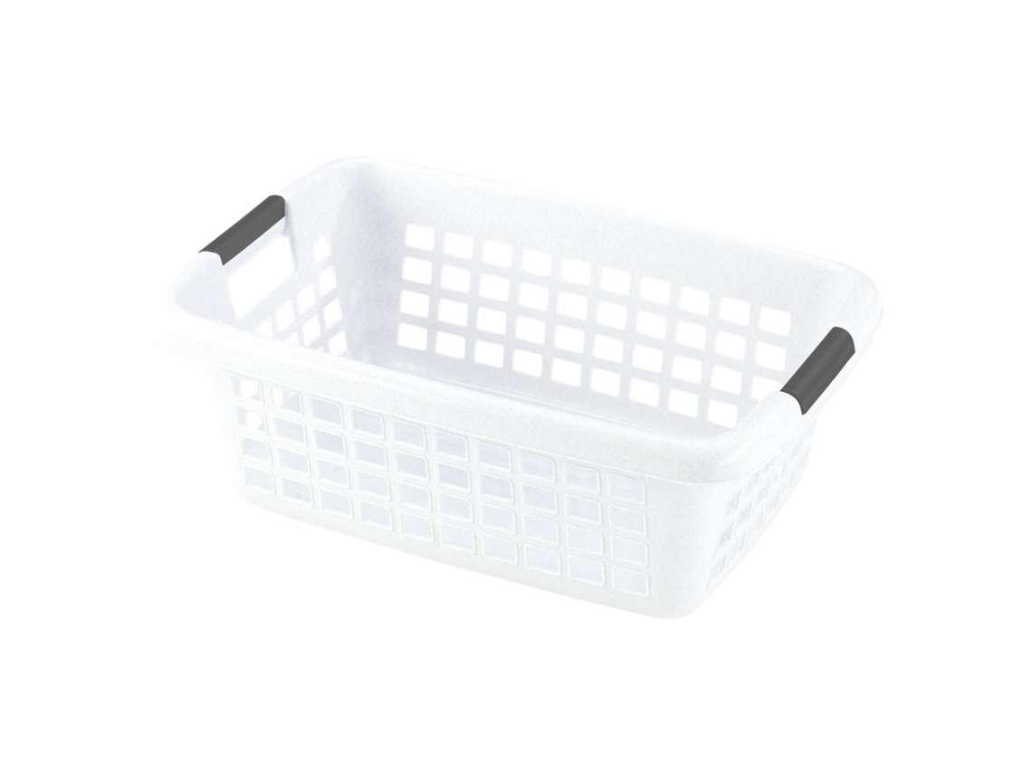Cesto de roupa 70 L. Branco.