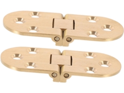 Dobradiças Dobráveis De Latão Para Portas Armários, Metal Resistentes