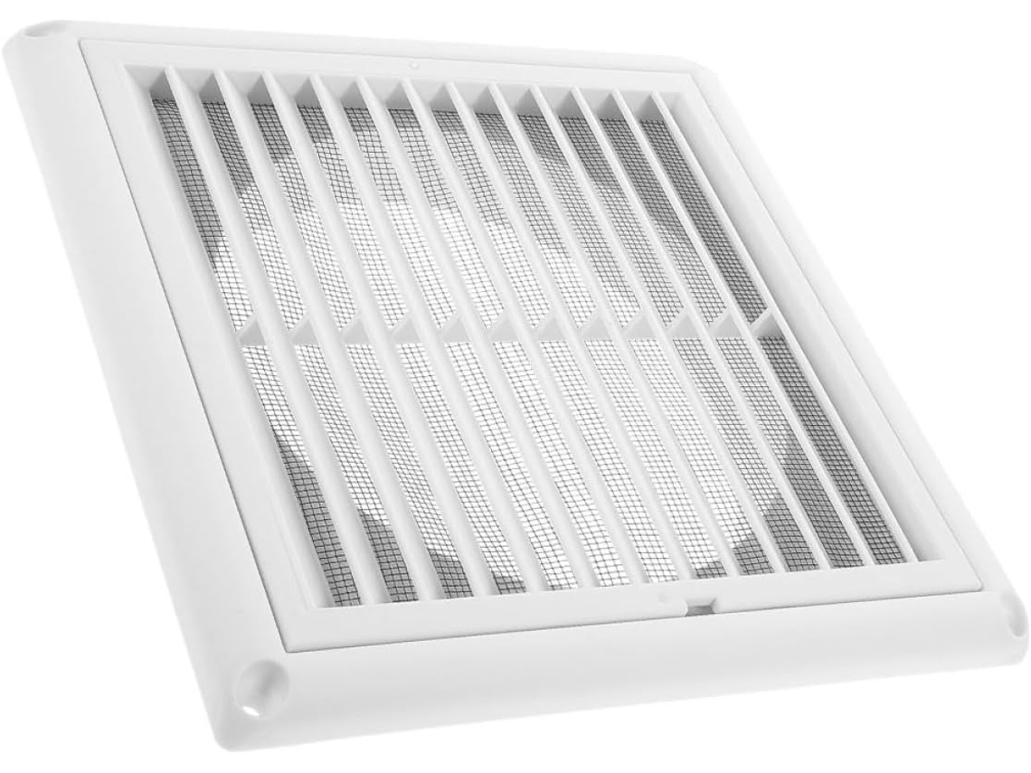 Tampa De Ventilação De Parede Com Venezianas Angulares Ajustáveis Para
