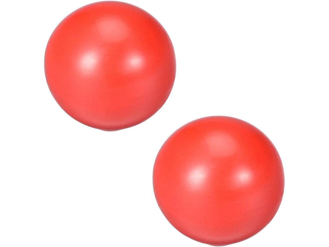 2 Peças . Botão Esférico Duroplast M8 com Rosca Interna para Alça de Máquina , 25 Mm Vermelho CHABERLU