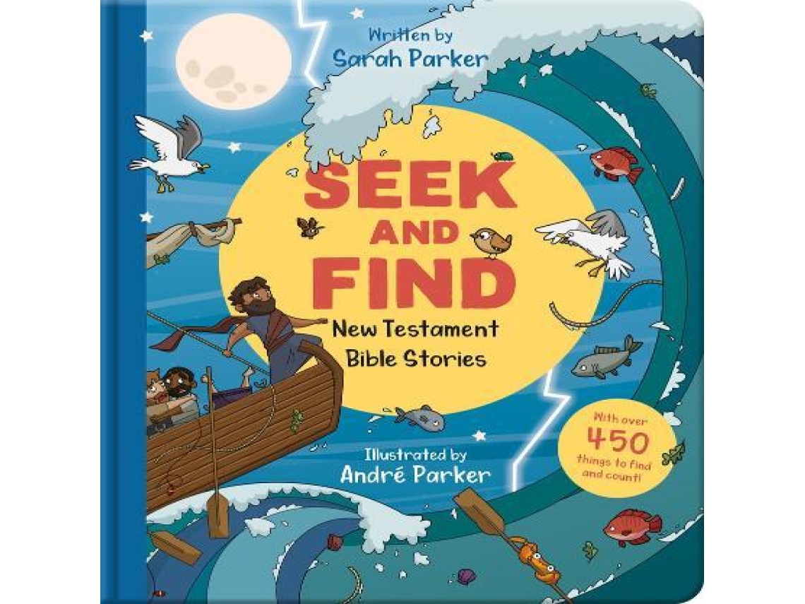 Livro Seek and Find New Testament Bible Stories de Sarah Parker (Inglês)