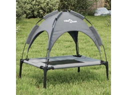 Vidaxl Cama Com Toldo Tecido Oxford E Aço Antracite