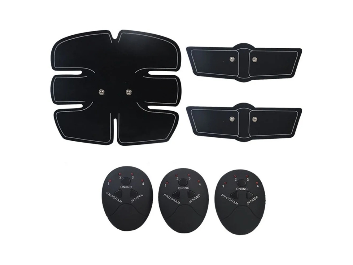 Estimulador Muscular Abdominal Ems, Treinador de Glúteos, Massageador para Modelagem Muscular em Casa MDUG (pacote 3)