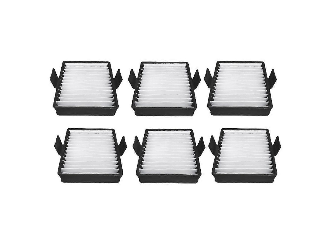 Kit Com 6 Filtros Hepa De Reposição Para Aspirador Robô Ryobi P712 P713 P714k. Inclui Cartucho De Filtro E Ferramenta De Limpeza.