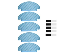 5 pçs panos de limpeza mop para ecovacs deebot t8 aivi t8 max aspirador acessórios peças reposição pano