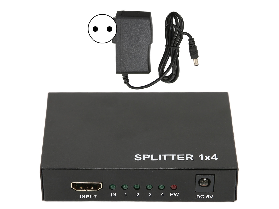 Divisor Hdmi 1 Entrada 4 Saídas 1080p LAXISCREED