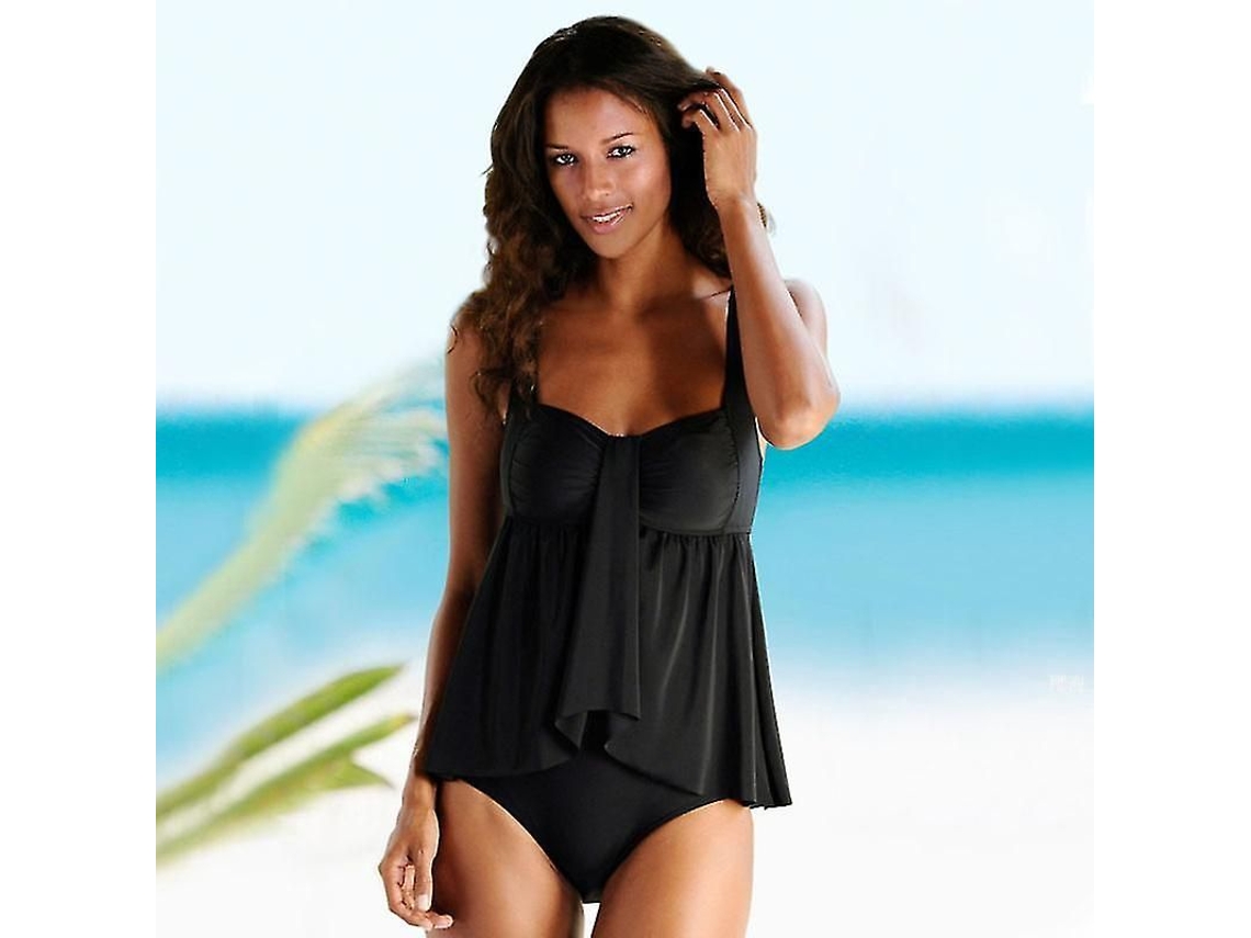 Fasst Tankini com Relleno de Puntos para Mulher Traje de Baño para Praia e Piscina