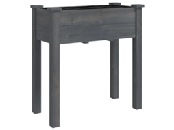 Planter, Planters Vidaxl Cinzeto Madeira (71 X 37 X 76 Cm)