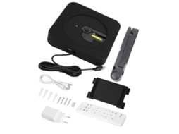 Reprodutor De Cd Com Bluetooth Em Parede Com Controle Remoto E Alto-falante Preto