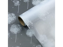 Película De Proteção De Privacidade Para Janelas, Película Eletrostática Para Vidro Com Estampa De Dente, De, Leão, 45x200cm