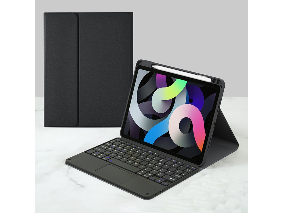 Capa Protetora Fina Com Trackpad E Teclado Para Ipad Pro De 12,9 Polegadas. Tuotuo