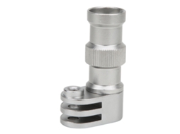 Aluminum Alloy Silver Bicycle Clip Holder Fixed Bracket For Gopro Hero Sports Camera LAXISCREED