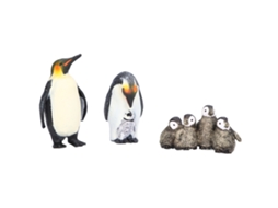 Mali 3 peças Pinguim Modelo Vinil Seguro Inodoro Pequeno Animais Figuras para Crianças Acima de 3 Anos