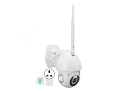 Laxiscreed Câmera De Rede Wifi Com Visão Noturna, À Prova D'água Para Exterior