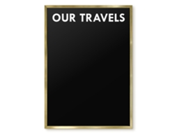 Magnetic Wall Board Our Travels For The Office Espelharte (50x70 Cm)