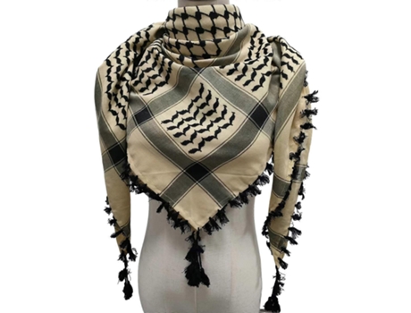 Cachecol Unissexo Giecy Árabe Shemagh Adultos Deserto Poeira Tradicional Xale Eventos (tamanho Único)