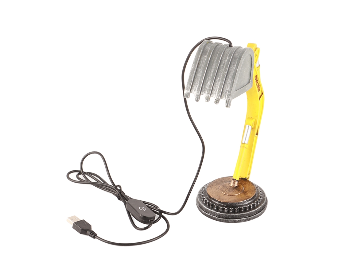 Lâmpada Mesa Excavadora Led Usb Luz Noturna