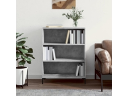 Vidaxl Estante 69,5x32,5x90 Cm Derivados De Madeira Cinzento Cimento