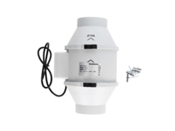 Extractor de Ar Silencioso Ventilador Duct Hf‑100pe 220v