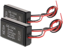 Controlador De Luz Estroboscópica Freio Para Veículo Aboofan Gs 100a 12v 2a
