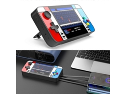 Console De Videogame Retrô Com 500 Jogos Integrados E Bateria Externa De 8000 Mah. Hengjian