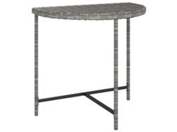 Maison Exclusive - Mesa De Jardim 80x50x75 Cm Vime Pe Cinzento