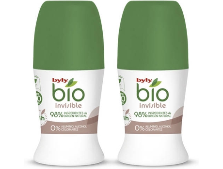 Desodorizante Roll-On BIO NATURAL 0% INVISIBLE  (2 pcs)
