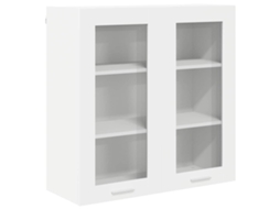 Guarda-roupa suspenso branco em madeira trabalhada e MAISON EXCLUSIVE 80x31x80 cm