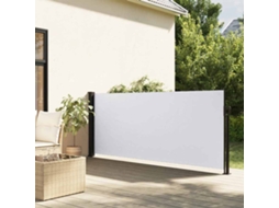 Vidaxl Toldo Lateral Retrátil 120x500 Cm Branco