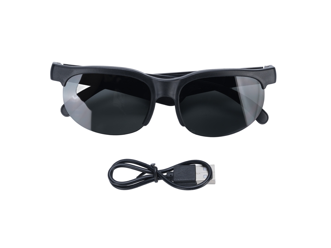 Aetheria lentes de Sol Inteligentes Bluetooth com Microfone e Som Estéreo Suportam 140 Idiomas para Música e Chamadas
