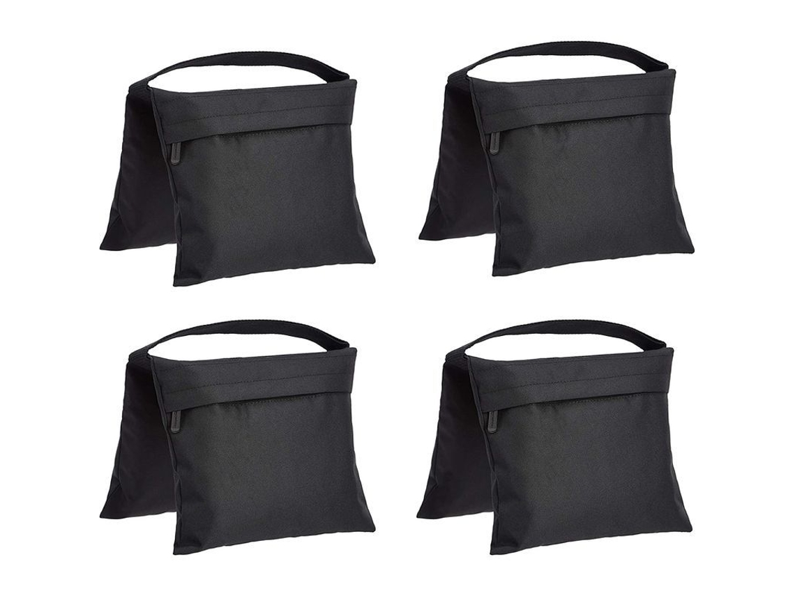 Sacolas de Areia Vazias para Luz, Pacote com 4 | S/MARCA