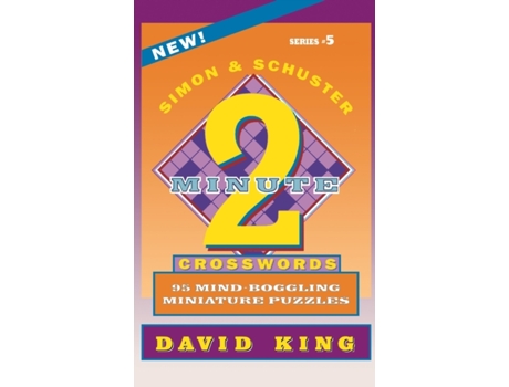 Livro Simon & Schuster Two-Minute Crosswords, Volume 5 David King (Inglês)