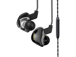 Fones De Ouvido Intra Auriculares Com Driver 1dd, Cancelamento De Ruído Dinâmico, Som Balanceado, Marrom, 30g, Com