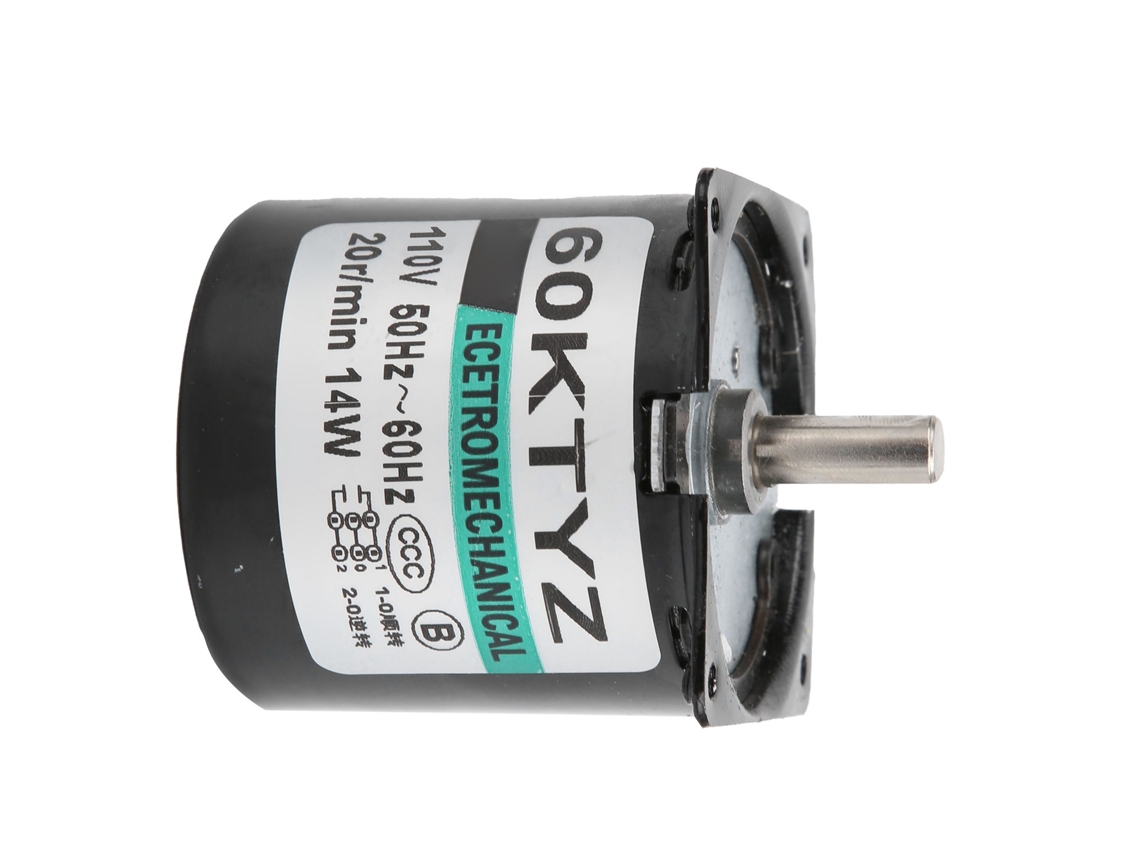 Motor Reductor Micro De Imán Permanente 14w 20rpm Ac110v Accesorios Generador Diy