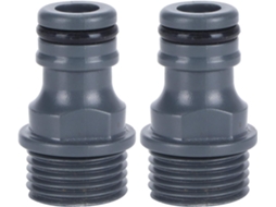 Conector Para Mangueira De Jardim, Rápido Com Rosca Macho G1 2,