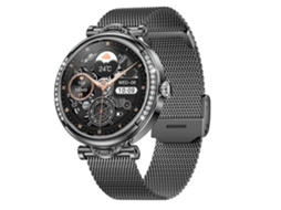 Smart Watch Atender/Fazer Chamadas Relógio de Fitness Feminino de 1 27 Polegadas com Monitoramento de Saúde Feminina À Prova D'Água Voz Ai NISSGU