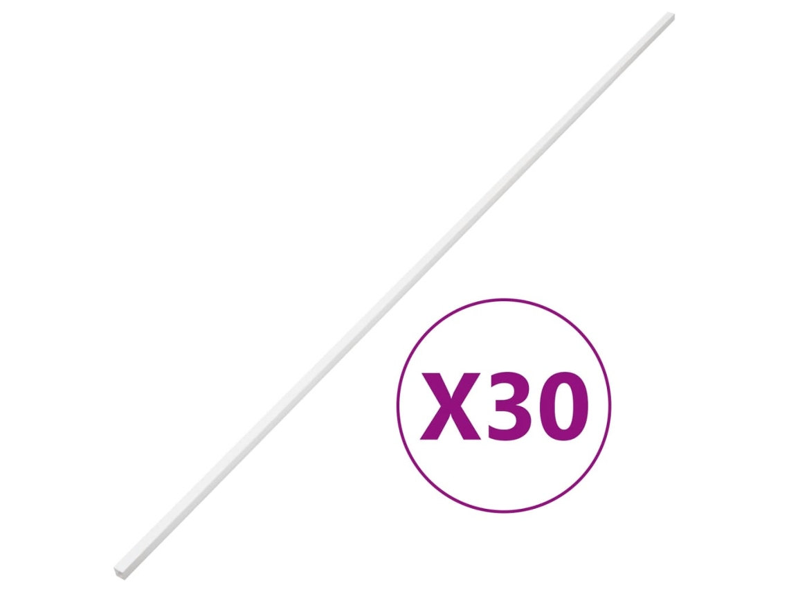 Vidaxl Calhas Para Cabos 10x10 Mm 30 M Pvc