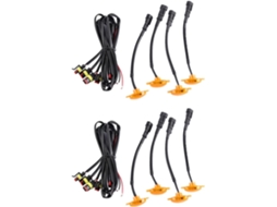 2x Plug Play Grade De Led Para Carro, Luz Fumê, Luzes Diurnas, Lâmpada Universal Para Caminhonetes, Suvs E Sedãs