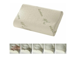 Travesseiro De Bambu Para Dormir, Travesseiro Espuma Viscoelástica, Saudável E Respirável, Ortopédico Alívio Da Fadiga No Pescoço -aquaforge