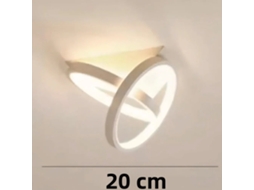 Luminária De Corredor Led Moderna Em Estilo Nórdico (branca, 25 W)