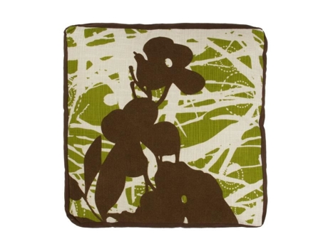 Coussin Em Algodão Padrões De Bambu Verde 40x40x6