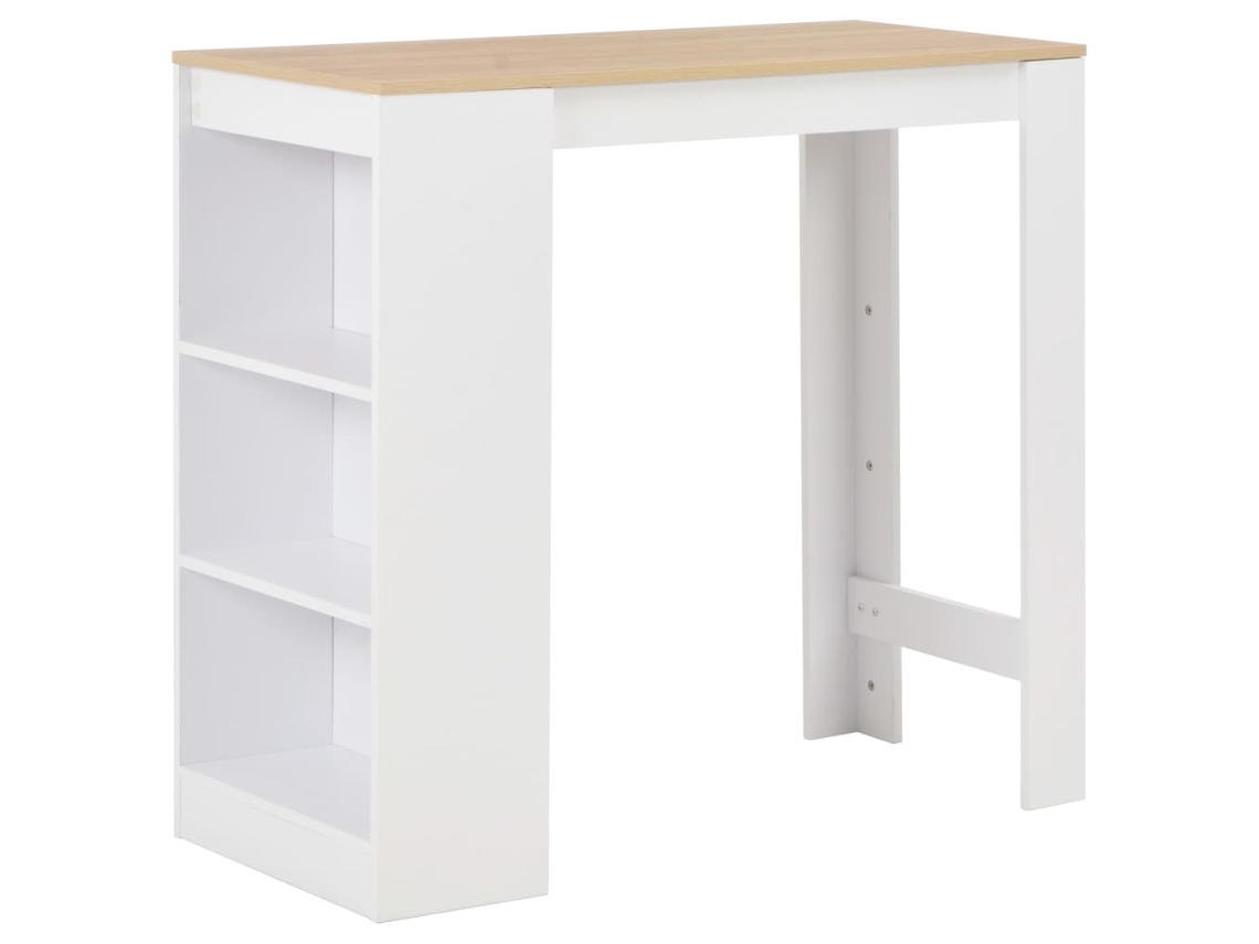 Bar Table, Bar Tables Vidaxl Branco Madeira Processada (n/a)