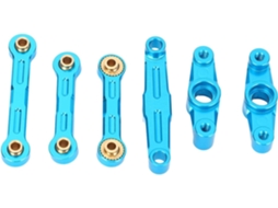 Conjunto de Articulação da Direção para Carro Rc Tt02 Braço de Ligação Reforçado em Liga de Alta Resistência SFUSHOS