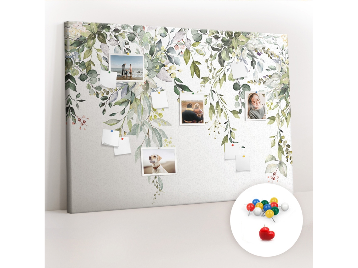 Painel De Cortiça Para Parede Natureza Em Flor Para O Escritório Espelharte (140x100 Cm)
