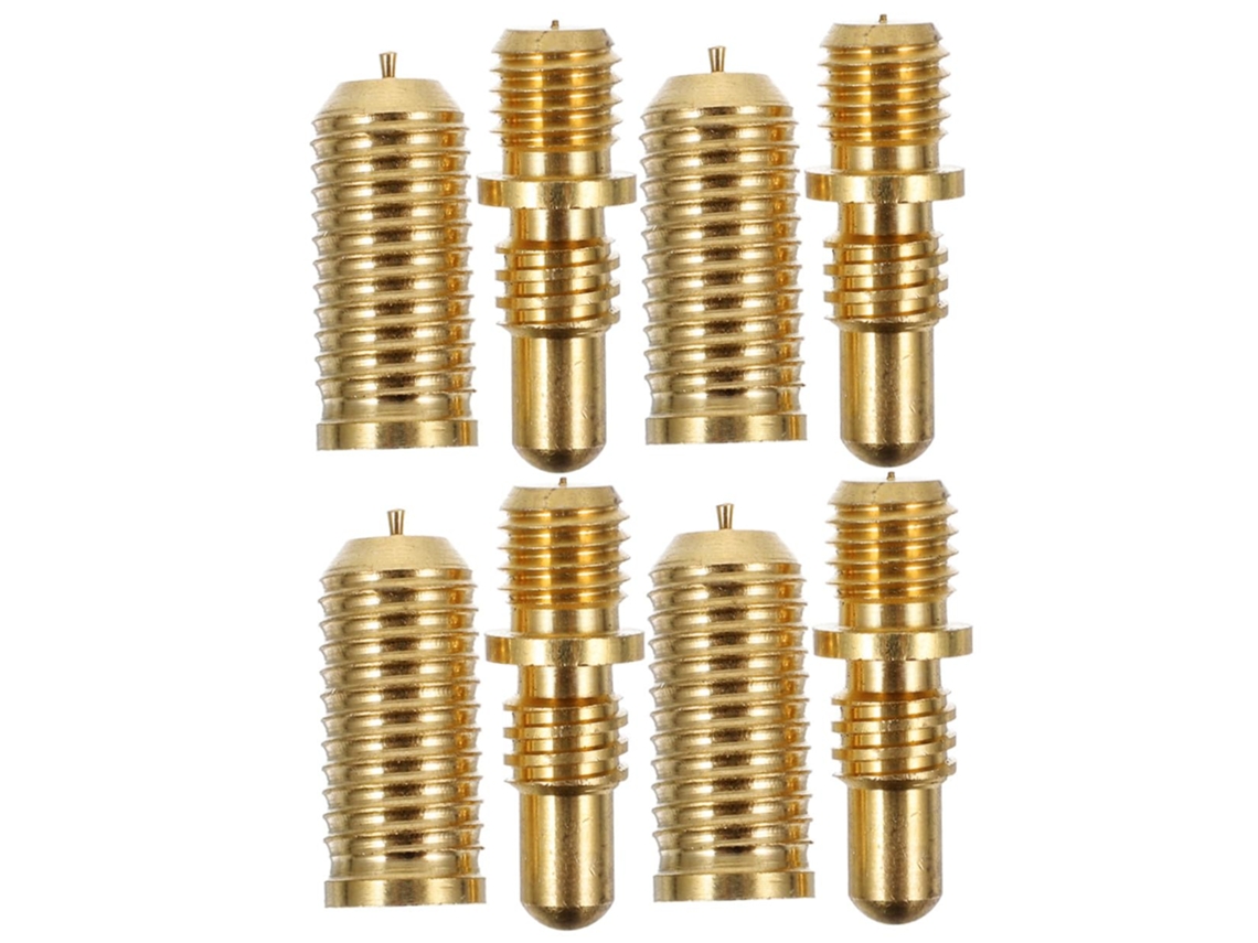 Conjunto De 4 Parafusos Junção Para Haste Extensão Taco Bilhar -