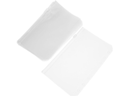 Ifudom 12 Sacos de PVC Transparentes para Massa A6, Multiuso, Com Zíper, Dobrados em 6, para Organização de Documentos e