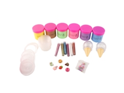 Primerox kit de Massa de Manteiga Diy para Crianças 6pcs Brinquedo Alivio de Estresse Multicolorido