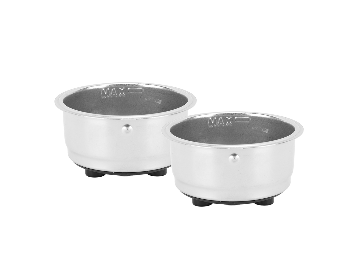 Cesta Filtro Portafilter 51mm para Cafeteira Delonghi, em Aço Inoxidável