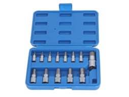 Conjunto De Chaves De Hexagonal Com 13 Peças 1/4 3/8 1/2 Polegada H2 A H14mm Para Manutenção